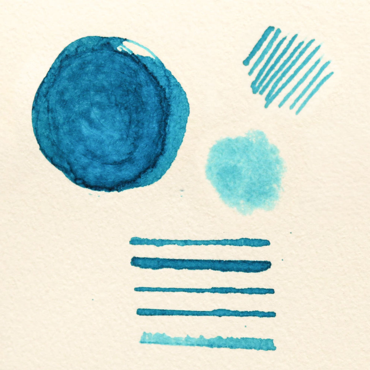 OKAZAKI DEPARTMENT Exclusive color ink  GLEAM PARAIBA BLUE