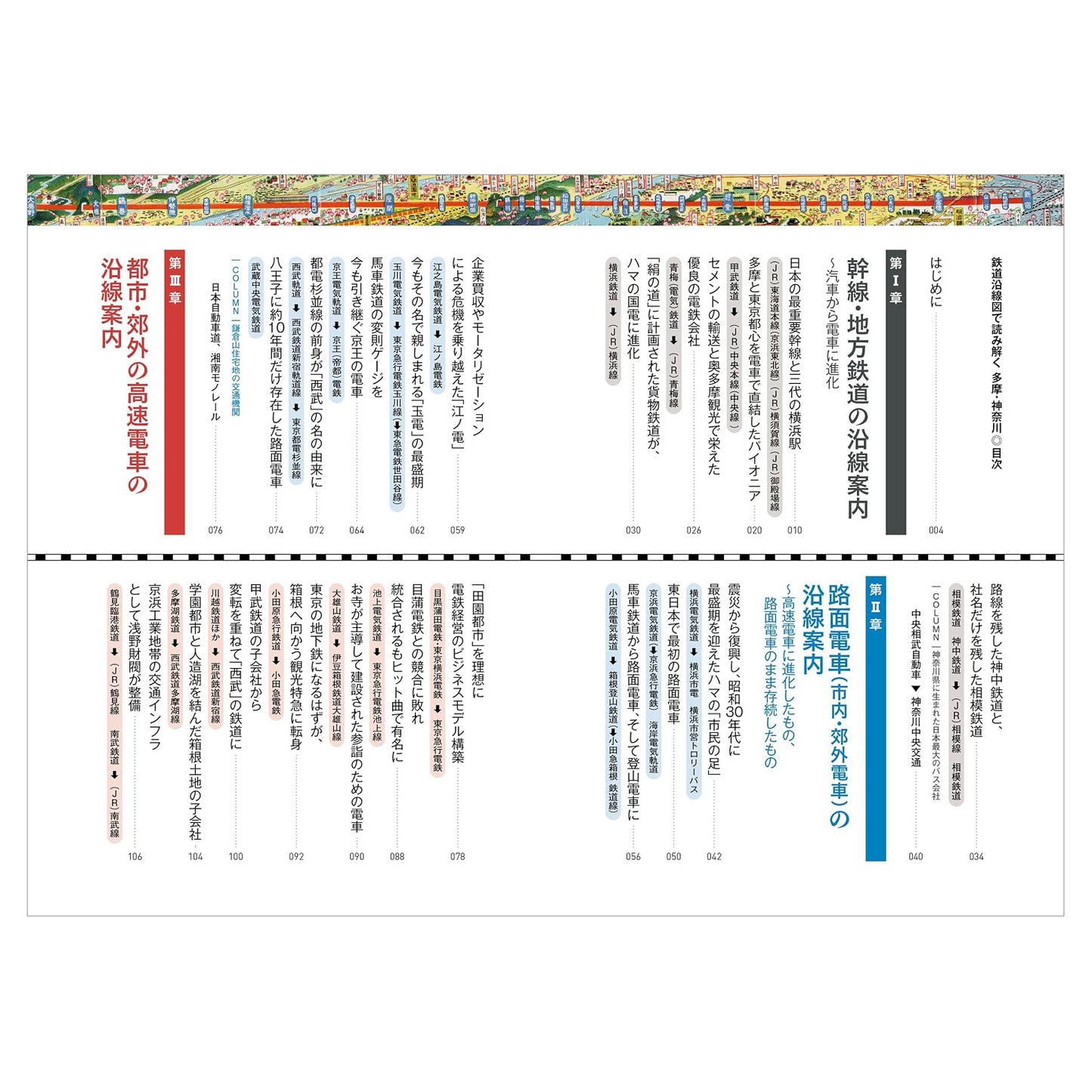 鉄道沿線図で読み解く多摩・神奈川