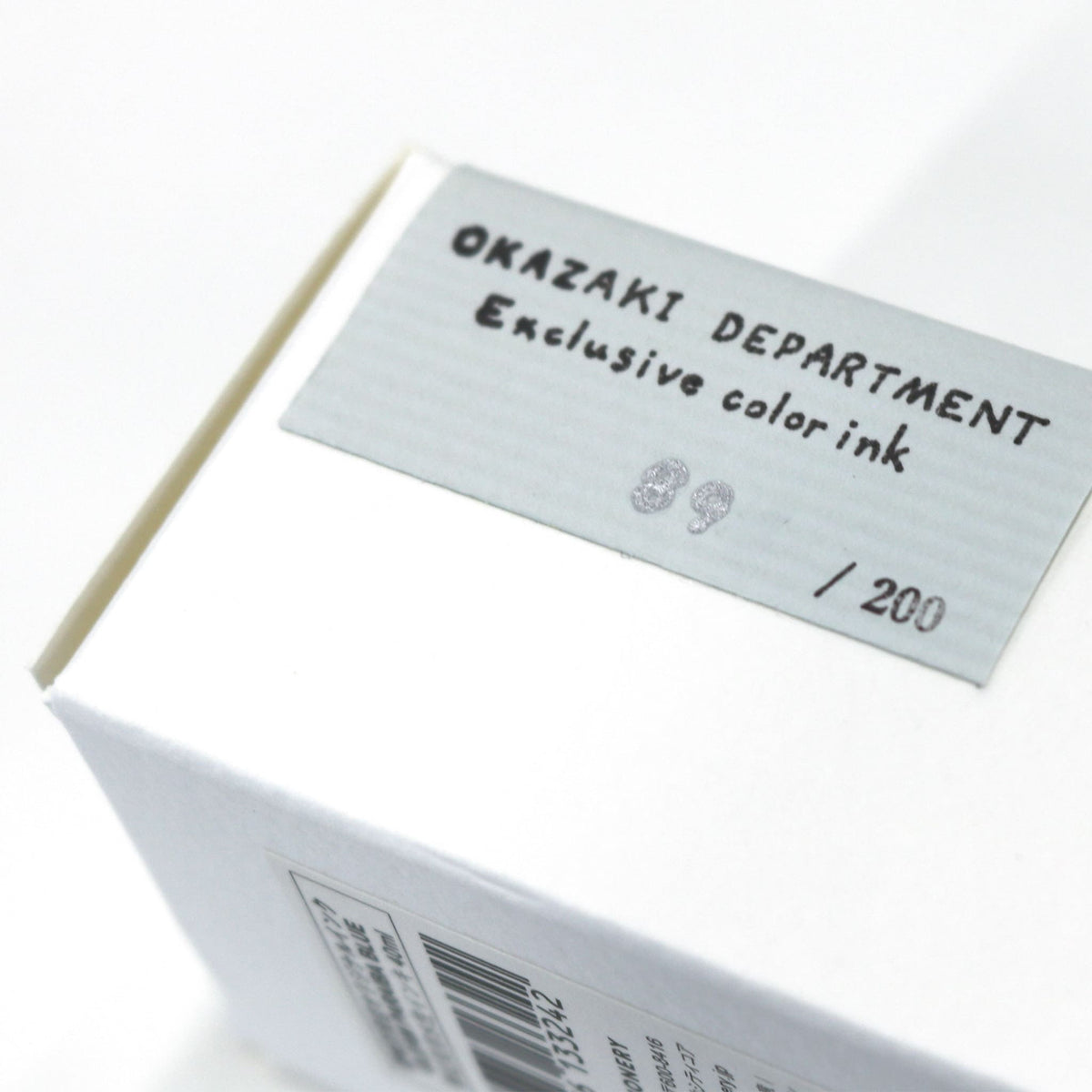 OKAZAKI DEPARTMENT Exclusive color ink  GLEAM PARAIBA BLUE